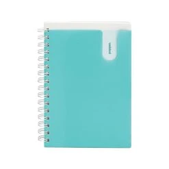 Poppin Medium Pocket Notebook, 6" X 8.5", College Ruled, 80 Sheets, Aqua (101351) -Office Supplies Shop sp42124669 sc7 1