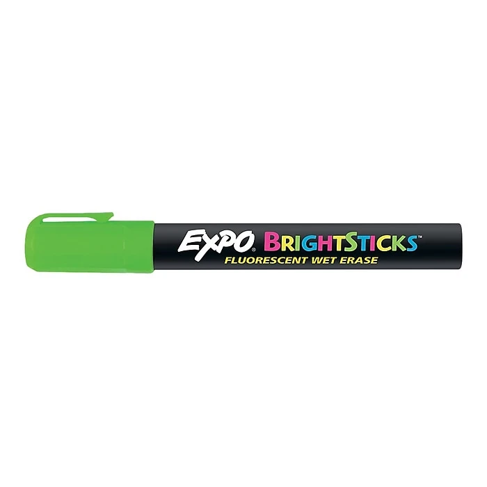 Expo BrightSticks Wet Erase Markers, Bullet Tip, Assorted, 5/Pack (14075) 4 Expo BrightSticks Wet Erase Markers, Bullet Tip, Assorted, 5/Pack (14075) - Image 4