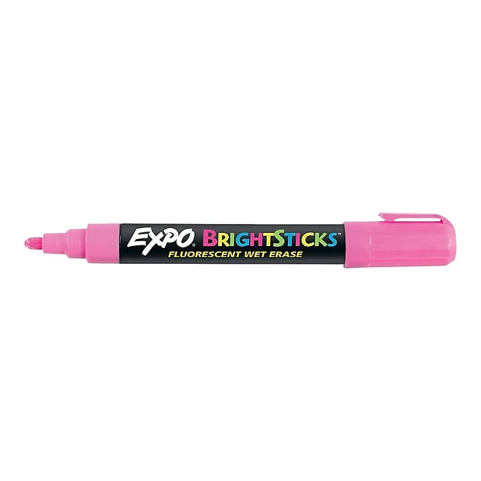 Expo BrightSticks Wet Erase Markers, Bullet Tip, Assorted, 5/Pack (14075) 5 Expo BrightSticks Wet Erase Markers, Bullet Tip, Assorted, 5/Pack (14075) - Image 5