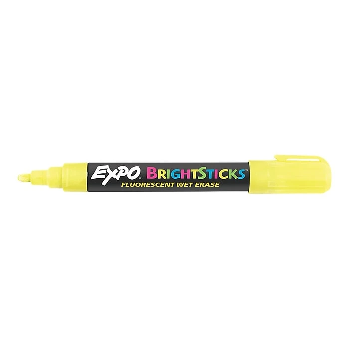 Expo BrightSticks Wet Erase Markers, Bullet Tip, Assorted, 5/Pack (14075) 6 Expo BrightSticks Wet Erase Markers, Bullet Tip, Assorted, 5/Pack (14075) - Image 6
