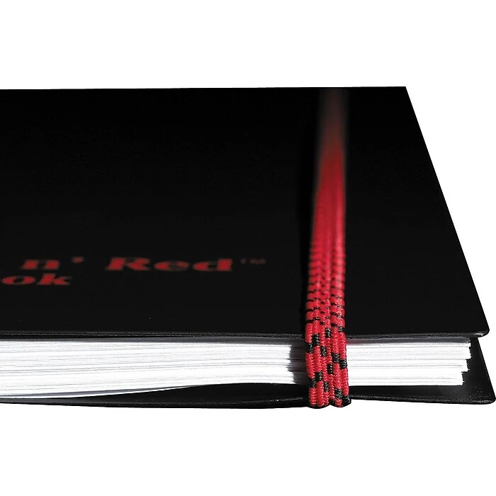 Black N' Red Professional Notebook, 8.25" X 11.75", Wide Ruled, 70 Sheets, Black (E67008) 2 Black N' Red Professional Notebook, 8.25" X 11.75", Wide Ruled, 70 Sheets, Black (E67008) - Image 2