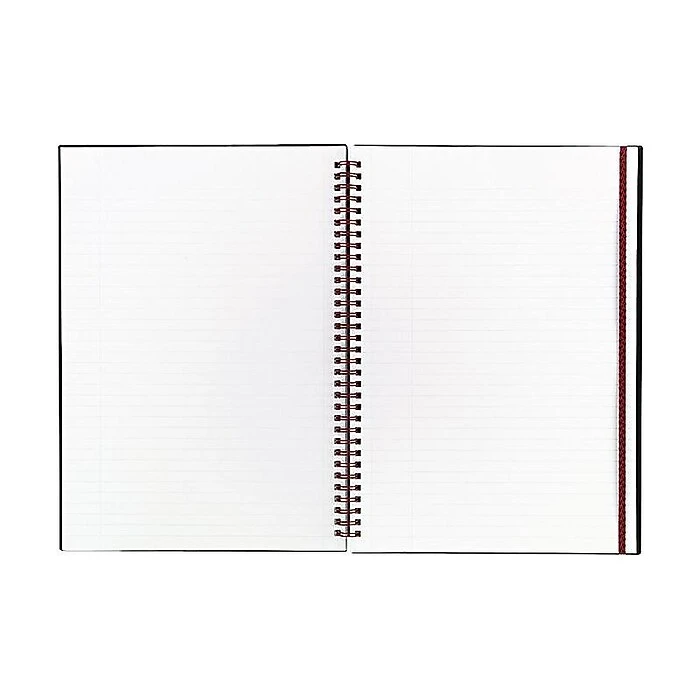Black N' Red Professional Notebook, 8.25" X 11.75", Wide Ruled, 70 Sheets, Black (E67008) 4 Black N' Red Professional Notebook, 8.25" X 11.75", Wide Ruled, 70 Sheets, Black (E67008) - Image 4
