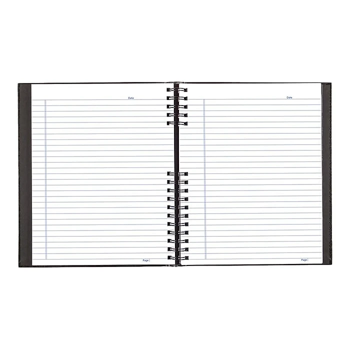 Blueline NotePro Professional Notebook, 8.5" X 10.75", College Ruled, 300 Sheets, Black (A10300.BLK) 3 Blueline NotePro Professional Notebook, 8.5" X 10.75", College Ruled, 300 Sheets, Black (A10300.BLK) - Image 3