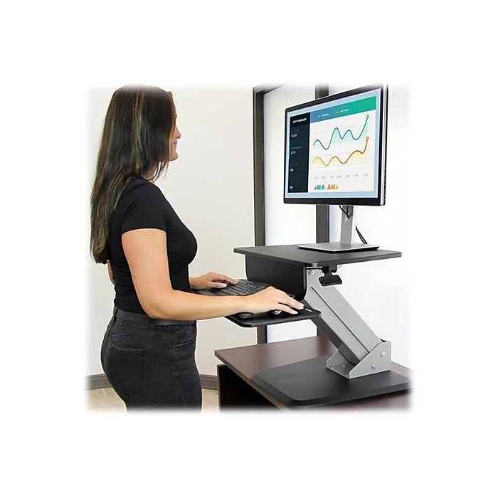 StarTech 26.8"W Adjustable Riser, Laminate Wood (ARMSTS) 7 StarTech 26.8"W Adjustable Riser, Laminate Wood (ARMSTS) - Image 7