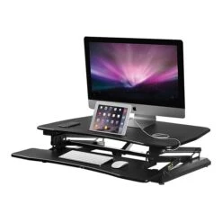 Mount-It! Electric 35.4"W Standing Desk Converter, Plastic Steel (MI-7927E) 8 Mount-It! Electric 35.4"W Standing Desk Converter, Plastic Steel (MI-7927E) -Office Supplies Shop sp42717828 sc7