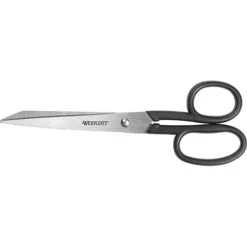Westcott® Kleencut 8" Stainless Steel Standard Scissors, Pointed Tip, Black (19018)