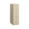 HON 310 Series 5-Drawer Vertical File Cabinet, Locking, Legal, Putty/Beige, 26.5"D (H315C.P.L)