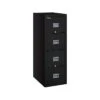 FireKing Patriot 4-Drawer Vertical File Cabinet, Fire Resistant, Legal, Black, 31.56"D (4P2131-CBL)
