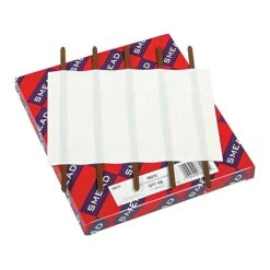 Smead Reinforced Folder Fasteners, Brown, 100/Box (68215)