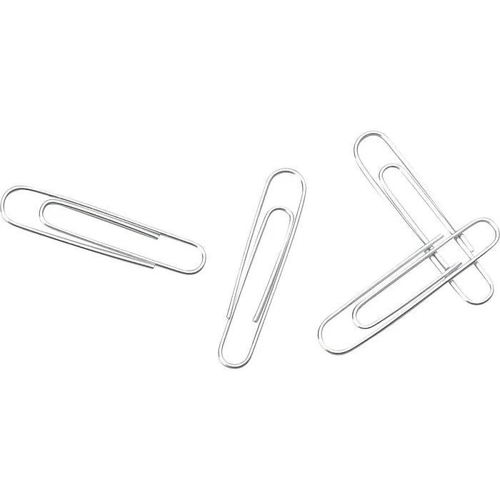 ACCO #3 Economy Paper Clips, Silver, 100/Box, 10 Boxes/Pack (72320) 1 ACCO #3 Economy Paper Clips, Silver, 100/Box, 10 Boxes/Pack (72320)