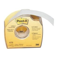 Post-it Labeling And Cover-Up Correction Tape, White (658)
