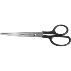 Westcott Contract 8" Stainless Steel Scissors, Pointed Tip, Black (10572)