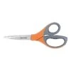Westcott® Elite 8" Stainless Steel Scissors, Pointed Tip, Orange/Gray (41318)
