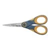 Westcott® Titanium Bonded® Non-Stick 5" Scissors, Pointed Tip, Gray/Yellow (14881)