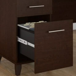 Bush Furniture Somerset 72W 3 Position Sit To Stand L Shaped Desk With Hutch, Mocha Cherry (SET015MR) -Office Supplies Shop sp45060467 sc7