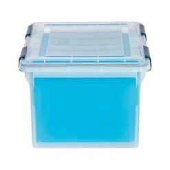 Iris WeatherPro Plastic Box, Letter/Legal Size, Clear (110601) -Office Supplies Shop sp45448934 sc7