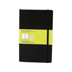 Moleskine Classic X-Large Professional Notebook, 7.5" X 9.75", 96 Unruled Sheets, Black (707261)