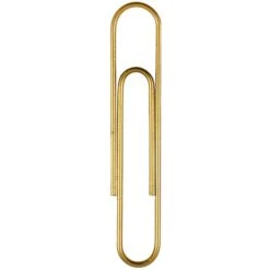 JAM Paper Jumbo Paper Clip, Gold, 75/pack (21832060) -Office Supplies Shop sp4798231 sc7