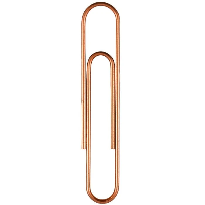 JAM Paper Jumbo Paper Clip, Rose Gold, 75/pack (21832059) 3 JAM Paper Jumbo Paper Clip, Rose Gold, 75/pack (21832059) - Image 3