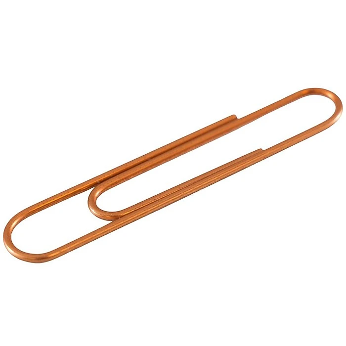 JAM Paper Jumbo Paper Clip, Rose Gold, 75/pack (21832059) 4 JAM Paper Jumbo Paper Clip, Rose Gold, 75/pack (21832059) - Image 4