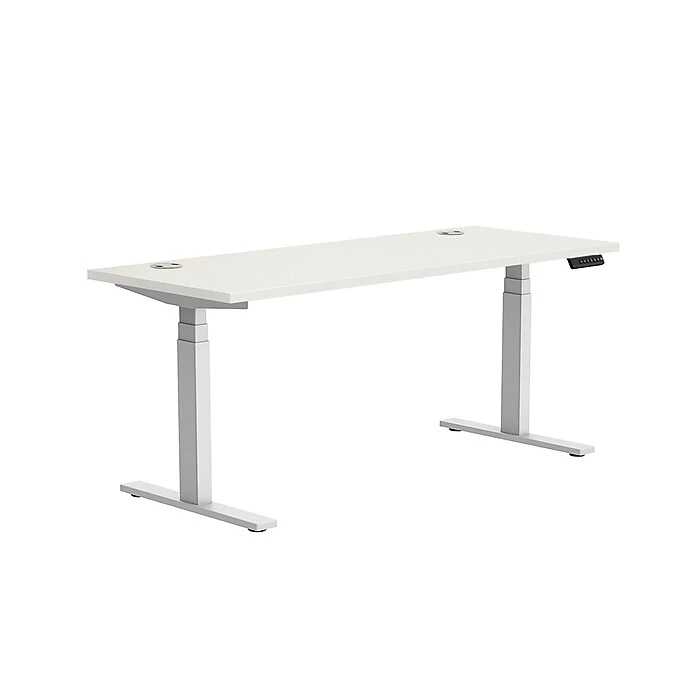 Union & Scale™ Workplace2.0™ 24X60 Height Adjustable Table, Silver Mesh 1 Union & Scale™ Workplace2.0™ 24X60 Height Adjustable Table, Silver Mesh