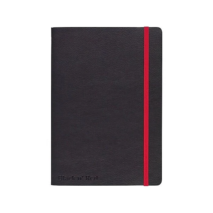 Black N' Red Professional Notebook, 5.75"W X 8.25"L, Wide Ruled, 71 Sheets, Black (400065000) 1 Black N' Red Professional Notebook, 5.75"W X 8.25"L, Wide Ruled, 71 Sheets, Black (400065000)