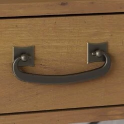 Kathy Ireland® Home By Bush Furniture Ironworks 60W Writing Desk With Mobile File Cabinet, Vintage Golden Pine (IW012VG) -Office Supplies Shop sp51221957 sc7