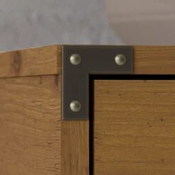 Kathy Ireland® Home By Bush Furniture Ironworks 60W Writing Desk With Mobile File Cabinet, Vintage Golden Pine (IW012VG) -Office Supplies Shop sp51221958 sc7