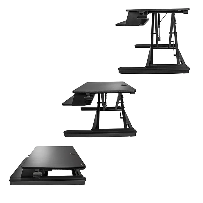 StarTech Sit Stand Desk Converter 35" W (ARMSTSLG) 2 StarTech Sit Stand Desk Converter 35" W (ARMSTSLG) - Image 2