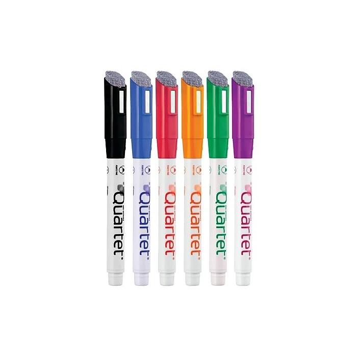 Quartet Fine Point Dry-Erase Marker, Assorted, 6/Pack 1 Quartet Fine Point Dry-Erase Marker, Assorted, 6/Pack