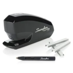 Swingline Speed Pro™ Electric Stapler Value Pack (Premium Staples & Staple Remover Included), 25 Sheet Capacity, Black (42140)