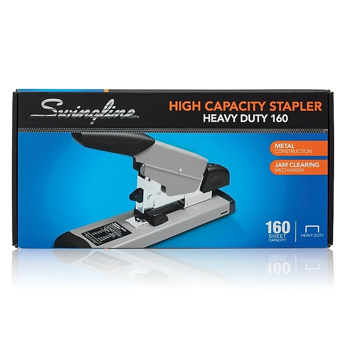 Swingline Heavy Duty Desktop Stapler, 160-Sheet Capacity, Black/Gray (39005) 2 Swingline Heavy Duty Desktop Stapler, 160-Sheet Capacity, Black/Gray (39005) - Image 2