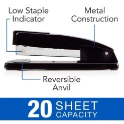 Swingline Desktop Stapler, 20 Sheet Capacity, Black (44401) -Office Supplies Shop sp56867989 sc7
