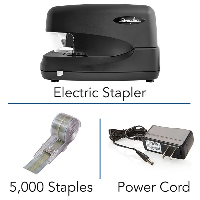 Swingline® High Capacity Electric Stapler, 70 Sheets, Black (69270) 2 Swingline® High Capacity Electric Stapler, 70 Sheets, Black (69270) - Image 2