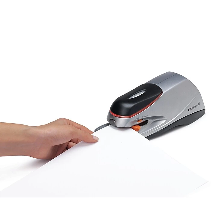 Swingline® Optima® Electric Stapler, 20 Sheet Capacity, Silver (48208) 7 Swingline® Optima® Electric Stapler, 20 Sheet Capacity, Silver (48208) - Image 7