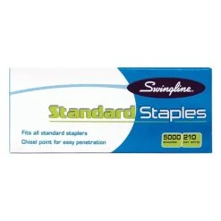 Swingline® Standard Staples, 1/4" Length, 210 Per Strip, 5,000/Per Box, 5/Box (35101S) 11 Swingline® Standard Staples, 1/4" Length, 210 Per Strip, 5,000/Per Box, 5/Box (35101S) -Office Supplies Shop sp56870858 sc7