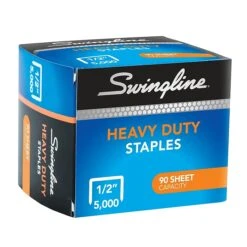 Swingline® Heavy Duty Staples, 1/2" Length, 5,000/Box (79392) -Office Supplies Shop sp56871045 sc7