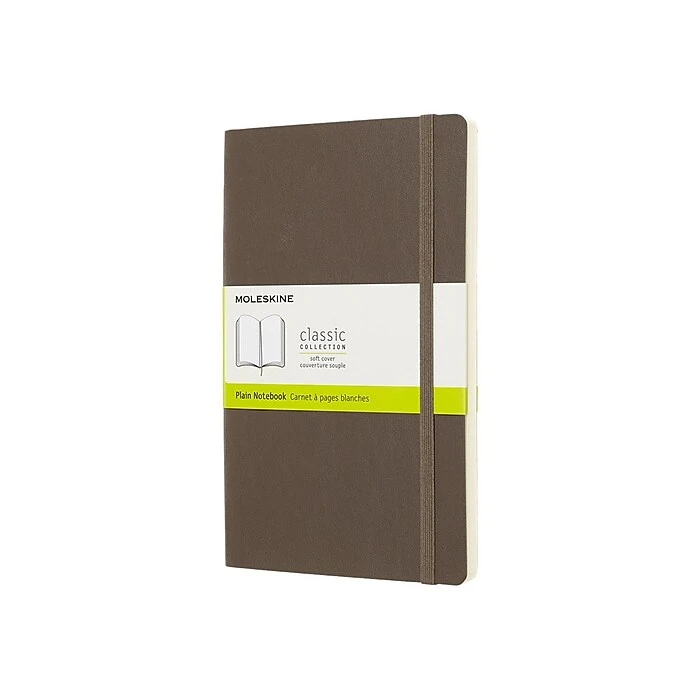 Moleskine Classic Professional Notebook, 5" X 8.25", Unruled, 96 Sheets, Earth Brown (715536) 1 Moleskine Classic Professional Notebook, 5" X 8.25", Unruled, 96 Sheets, Earth Brown (715536)