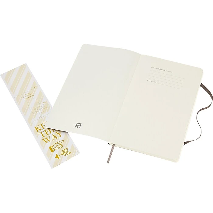 Moleskine Classic Professional Notebook, 5" X 8.25", Unruled, 96 Sheets, Earth Brown (715536) 3 Moleskine Classic Professional Notebook, 5" X 8.25", Unruled, 96 Sheets, Earth Brown (715536) - Image 3