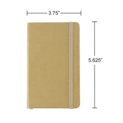 JAM Paper® Hardcover Notebook With Elastic, Small Journal, 3 3/4 X 5 5/8, Brown Kraft, 100 Lined Sheets (340526603) -Office Supplies Shop sp61031364 sc7