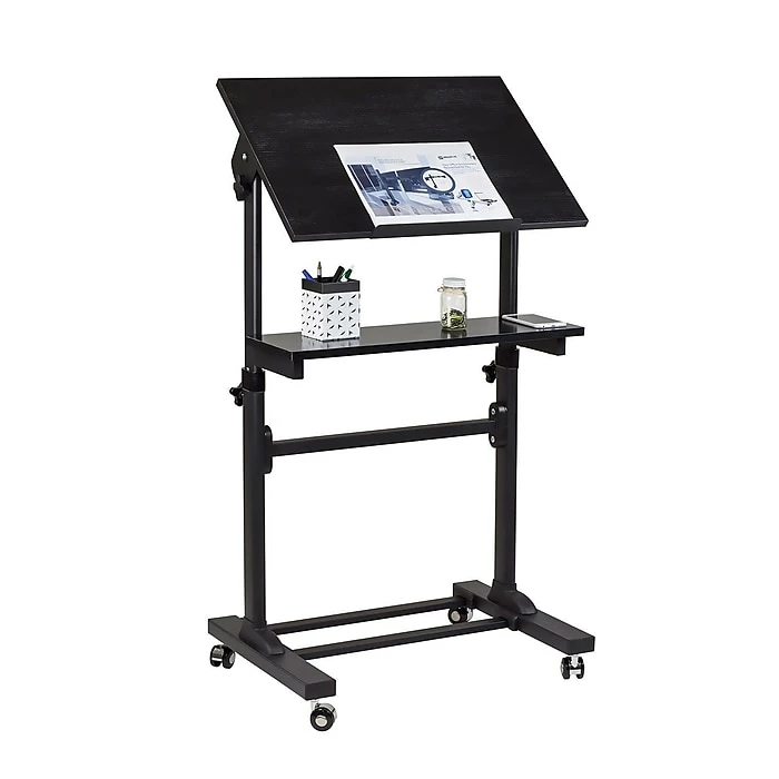Mount-It! Mobile Portable Podium And Presentation Lectern, Height Adjustable Multi-Purpose Standing Desk Workstation (MI-7941) 1 Mount-It! Mobile Portable Podium And Presentation Lectern, Height Adjustable Multi-Purpose Standing Desk Workstation (MI-7941)