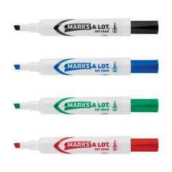 Avery Marks A Lot Desk-Style Dry Erase Markers, Chisel Tip, Assorted Colors, 4 Markers Per Set (24409) 14 Avery Marks A Lot Desk-Style Dry Erase Markers, Chisel Tip, Assorted Colors, 4 Markers Per Set (24409) -Office Supplies Shop sp71099776 sc7
