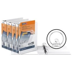 Stride QuickFit Standard 3" 3-Ring View Binder, White (88050) -Office Supplies Shop sp75059811 sc7
