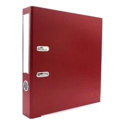 Bindertek Premium 2" 2-Ring Non-View Binder, Brick Red (SLN-BR)