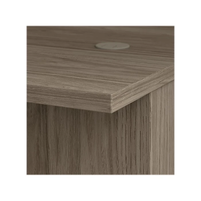 Bush Business Furniture Office 500 27"-47" Adjustable U-Shaped Executive Desk With Drawers, Modern Hickory (OF5005MHSU) 3 Bush Business Furniture Office 500 27"-47" Adjustable U-Shaped Executive Desk With Drawers, Modern Hickory (OF5005MHSU) - Image 3