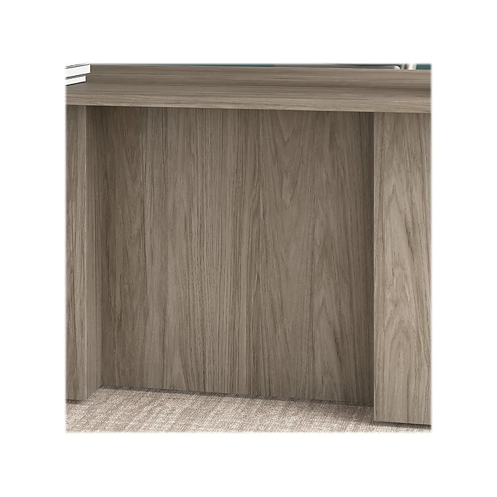 Bush Business Furniture Office 500 27"-47" Adjustable U-Shaped Executive Desk With Drawers, Modern Hickory (OF5005MHSU) 4 Bush Business Furniture Office 500 27"-47" Adjustable U-Shaped Executive Desk With Drawers, Modern Hickory (OF5005MHSU) - Image 4