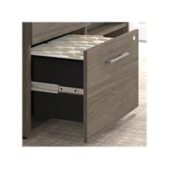 Bush Business Furniture Office 500 27"-47" Adjustable Desk With Storage And Bookcase, Modern Hickory (OF5006MHSU) 14 Bush Business Furniture Office 500 27"-47" Adjustable Desk With Storage And Bookcase, Modern Hickory (OF5006MHSU) -Office Supplies Shop sp81712387 sc7