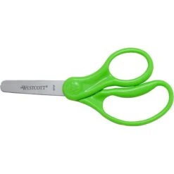 Westcott® School 5" Stainless Steel Kid's Scissors, Blunt Tip, Assorted Colors, 6/Pack (16454) -Office Supplies Shop sp83311289 sc7