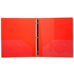 JAM Paper® Plastic 0.75 Inch Binder, Red 3 Ring Binder, Sold Individually (53016RE) -Office Supplies Shop sp83452267 sc7