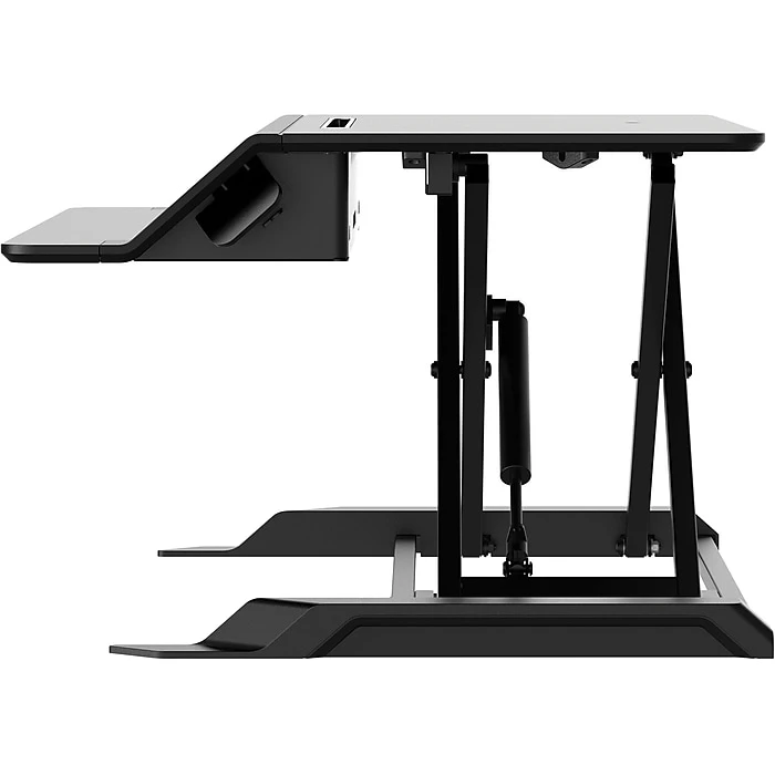 Fellowes Lotus LT 4"-16" Standing Desk Converter, Black (8215001) 3 Fellowes Lotus LT 4"-16" Standing Desk Converter, Black (8215001) - Image 3